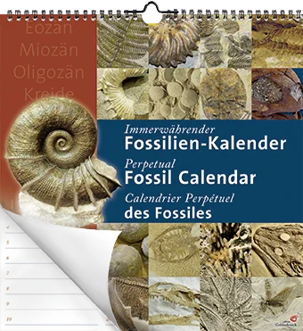 Geschenk 1: Der Immerwährende Fossilien-Kalender gratis.